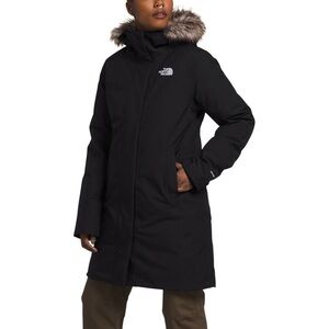 The North Face Women's Black Parka with Fur Hood Size: M